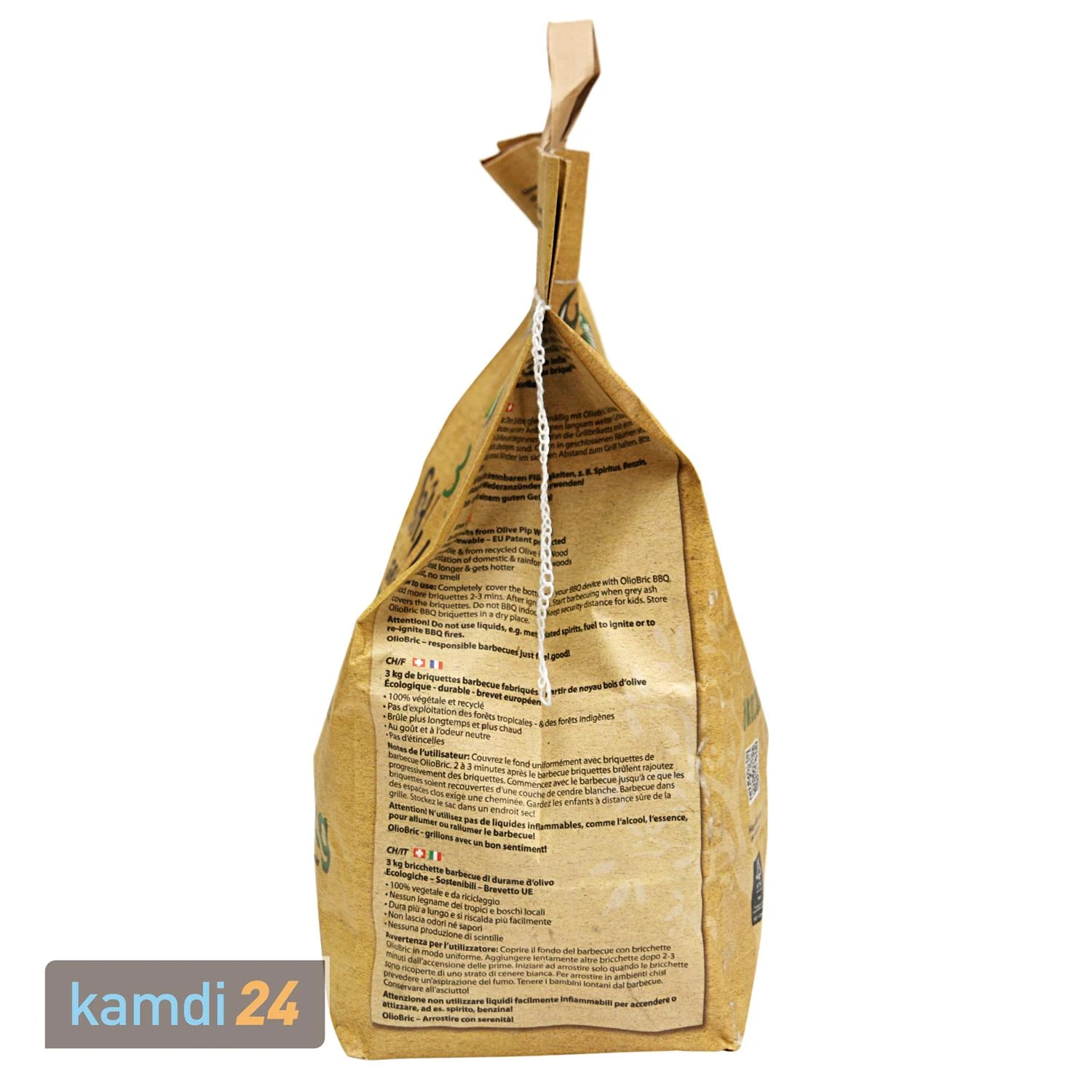 OlioBric Grill-Briketts, Eiform, 3 X 3 Kg (9 Kg) 8 OlioBric Grill-Briketts, Eiform, 3 X 3 Kg (9 Kg) – Bild 6