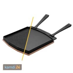 Ooni Doppelseitige Grillpfanne Aus Gusseisen Inkl. Untersetzer -Küche Grill Laden ooni doppelseitige grillpfanne aus gusseisen inkl untersetzer 24187 m 2