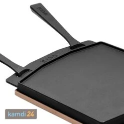 Ooni Doppelseitige Grillpfanne Aus Gusseisen Inkl. Untersetzer -Küche Grill Laden ooni doppelseitige grillpfanne aus gusseisen inkl untersetzer 24187 m 3