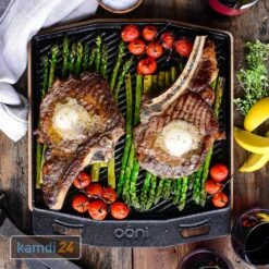 Ooni Doppelseitige Grillpfanne Aus Gusseisen Inkl. Untersetzer -Küche Grill Laden ooni doppelseitige grillpfanne aus gusseisen inkl untersetzer 24187 m 6