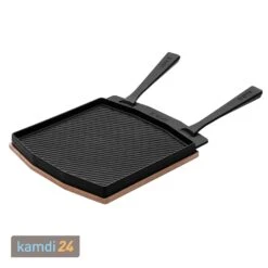 Ooni Doppelseitige Grillpfanne Aus Gusseisen Inkl. Untersetzer