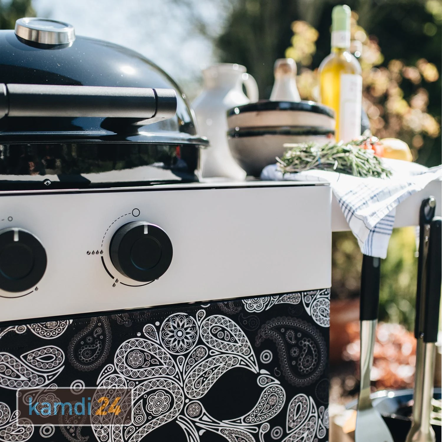 Outdoorchef Arosa 570 G Tex Gasgrill Skull Paisley 10 Outdoorchef Arosa 570 G Tex Gasgrill Skull Paisley – Bild 8