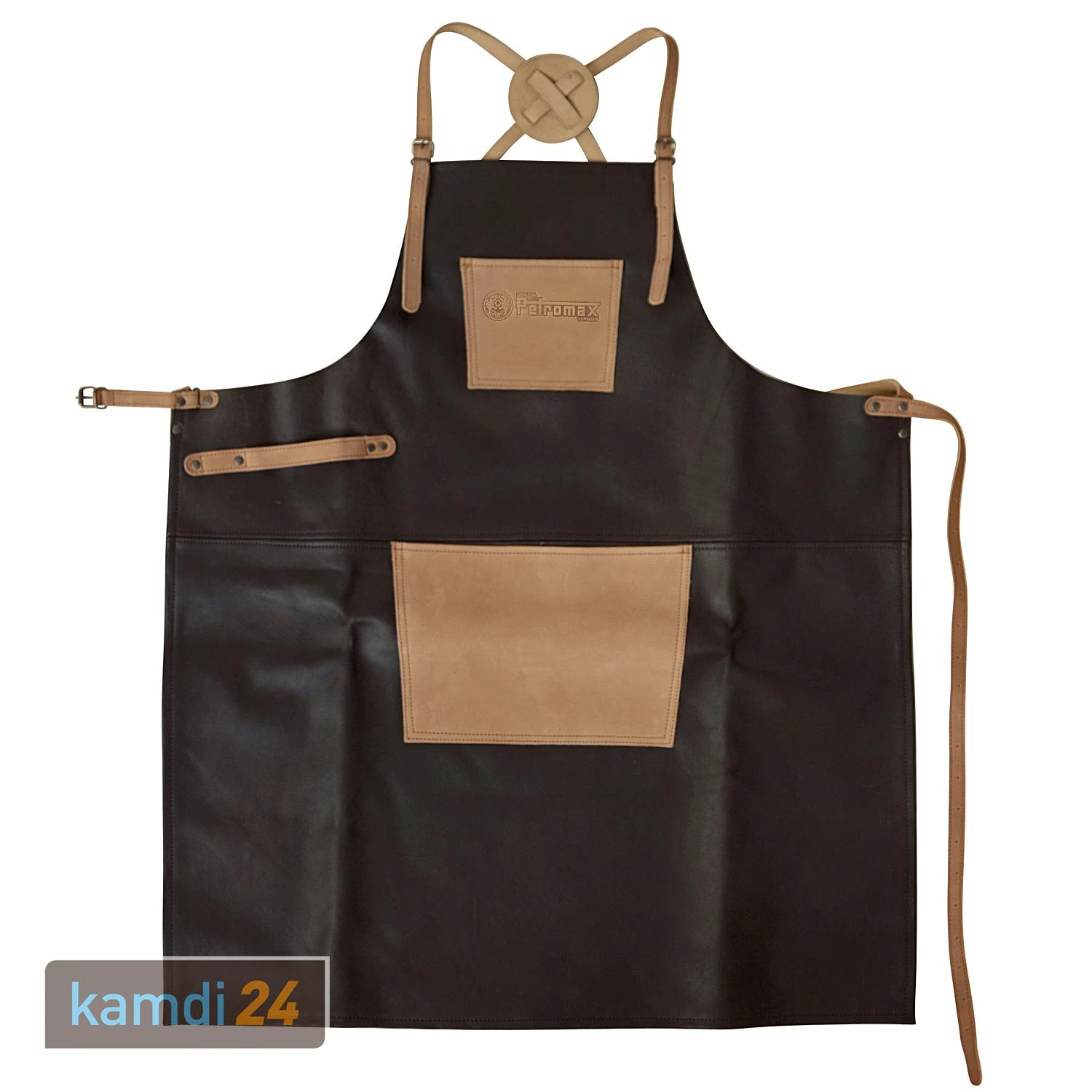 Petromax Büffelleder-Schürze Mit Gekreuztem Nackenband 4 Petromax Büffelleder-Schürze Mit Gekreuztem Nackenband – Bild 2