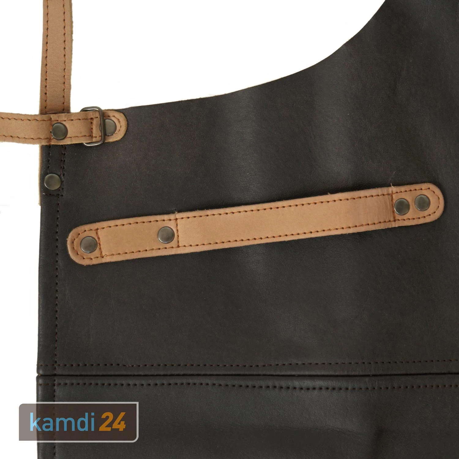 Petromax Büffelleder-Schürze Mit Gekreuztem Nackenband 6 Petromax Büffelleder-Schürze Mit Gekreuztem Nackenband – Bild 4