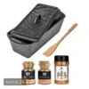 Petromax Kastenform K4 Inkl. Deckel Geschenkset Mit Holzspachtel Und Ankerkraut Gewürzen -Küche Grill Laden petromax kastenform k4 mit deckel geschenkset