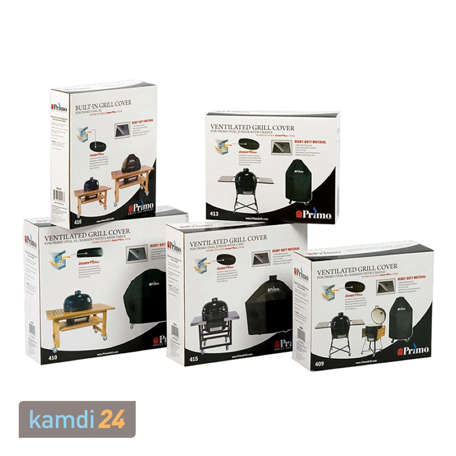 Primo Abdeckung Für Oval 400 XL & Kamado Im Tisch 4 Primo Abdeckung Für Oval 400 XL & Kamado Im Tisch – Bild 2