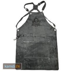 Rock'n'Rubs Grillschürze Leder Anthrazit
