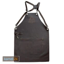 Rock'n'Rubs Grillschürze Leder Braun