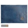 Rock'n'Rubs Tisch-Set Aus Leder Blau -Küche Grill Laden rocknrubs tisch set aus leder blau