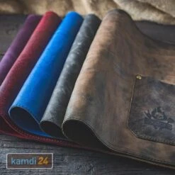 Rock'n'Rubs Tisch-Set Aus Leder Blau -Küche Grill Laden rocknrubs tisch set aus leder blau 23970 m 2