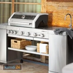 Rösle RÖSLE BBQ-Kitchen Videro G4-SK Vario+ Gasgrill Edelstahl -Küche Grill Laden roesle bbq kitchen videro g4 sk vario gasgrill edelstahl 20362 m 7