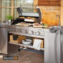 Rösle RÖSLE BBQ-Kitchen Videro G4-SK Vario+ Gasgrill Edelstahl -Küche Grill Laden roesle bbq kitchen videro g4 sk vario gasgrill edelstahl 20362 m 8
