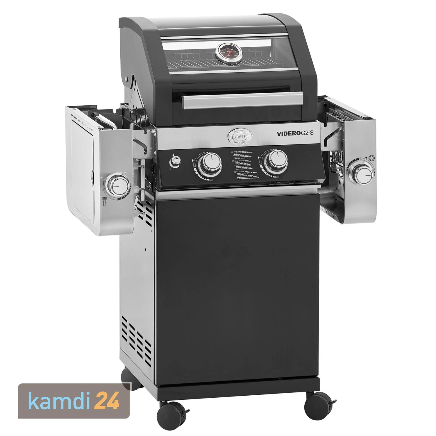 Rösle RÖSLE BBQ-Station Videro G2-S Vario+ Gasgrill Schwarz Aktuelles Modell 4 Rösle RÖSLE BBQ-Station Videro G2-S Vario+ Gasgrill Schwarz Aktuelles Modell – Bild 2