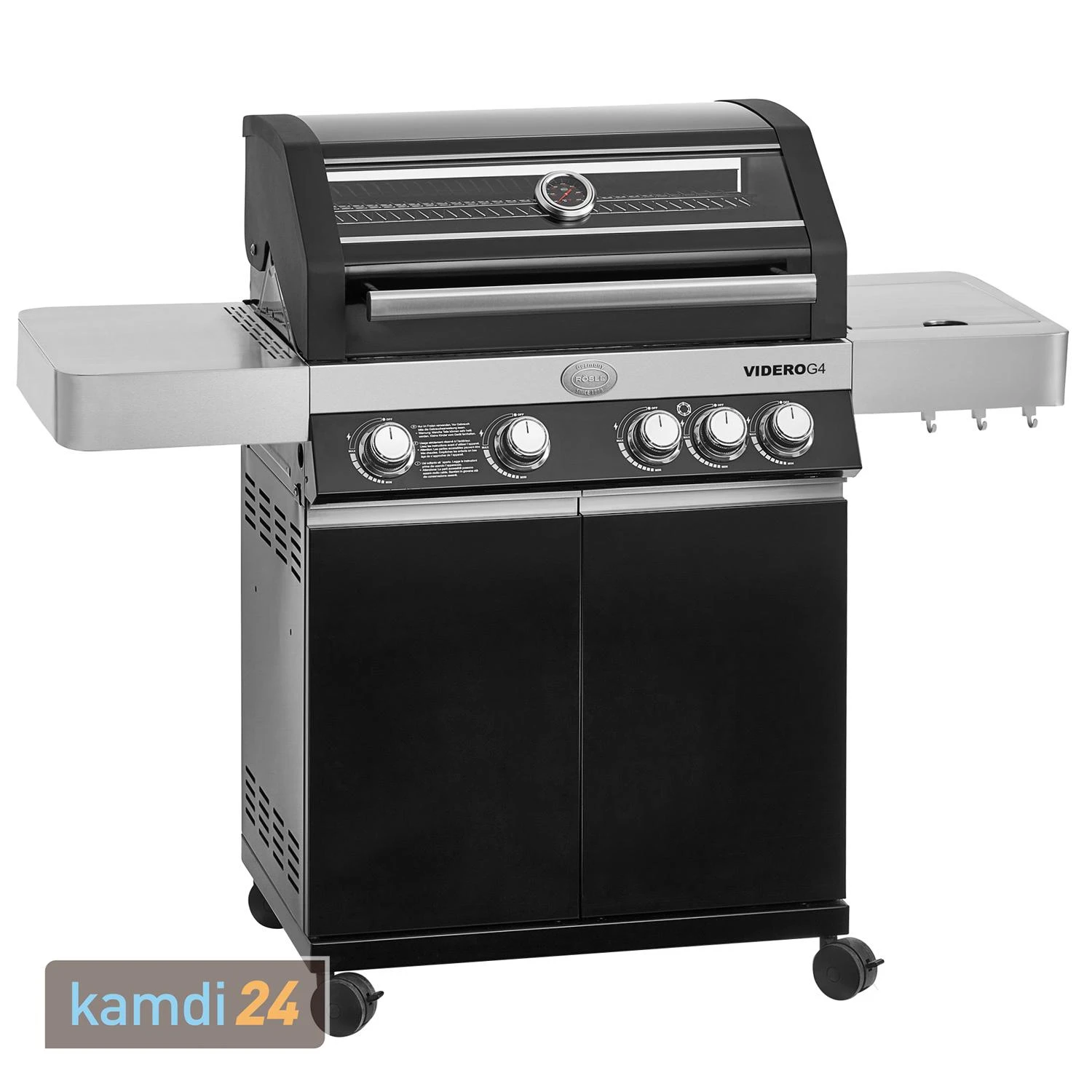 Rösle RÖSLE BBQ-Station Videro G4 Gasgrill Schwarz Aktuelles Modell 3 Rösle RÖSLE BBQ-Station Videro G4 Gasgrill Schwarz Aktuelles Modell