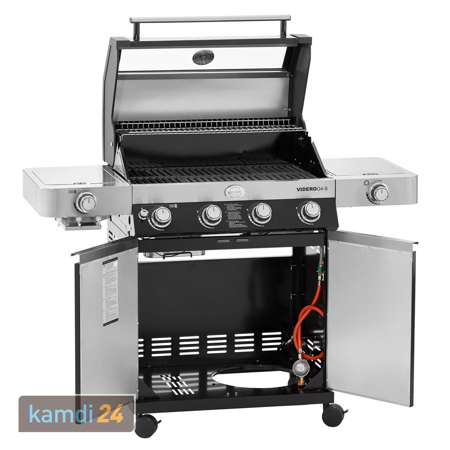 Rösle RÖSLE BBQ-Station Videro G4-S Vario+ Aktuelles Modell Schwarz Gasgrill + Drehspieß 5 Rösle RÖSLE BBQ-Station Videro G4-S Vario+ Aktuelles Modell Schwarz Gasgrill + Drehspieß – Bild 3