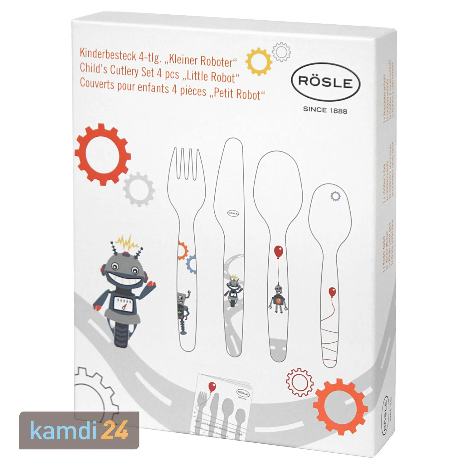 Rösle RÖSLE Kinderbesteck Kleiner Roboter Set 4-tlg. 13 Rösle RÖSLE Kinderbesteck Kleiner Roboter Set 4-tlg. – Bild 11
