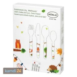 Rösle RÖSLE Kinderbesteck Waldfreunde Set 4-tlg. 22 Rösle RÖSLE Kinderbesteck Waldfreunde Set 4-tlg. -Küche Grill Laden roesle kinderbesteck waldfreunde set 4 tlg 20088 m 9