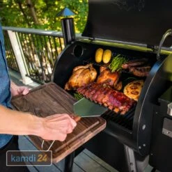 Traeger Extragroßer Fleisch- Und Fischwender -Küche Grill Laden traeger extragrosser fleisch und fischwender 15661 m 7