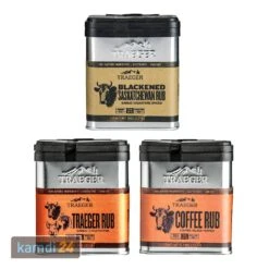 Traeger Rubs 3er-Set: Blackened Saskatchewan, Traeger, Coffee
