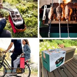 UNA Holzkohlegrill Türkis -Küche Grill Laden una holzkohlegrill tuerkis 12946 m 7