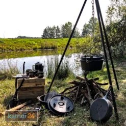 Valhal Outdoor Dutch Oven 6,1 L -Küche Grill Laden valhal outdoor dutch oven 61 l 20827 m 11