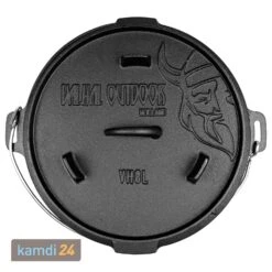 Valhal Outdoor Dutch Oven 8 L Mit Füßen -Küche Grill Laden valhal outdoor dutch oven 8 l mit fuessen 25160 m 2