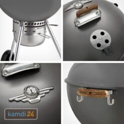 Weber 70th Anniversary Edition Kettle 57 Cm Metallic Grey -Küche Grill Laden weber 70th anniversary edition kettle 57 cm metallic grey 25511 m 5