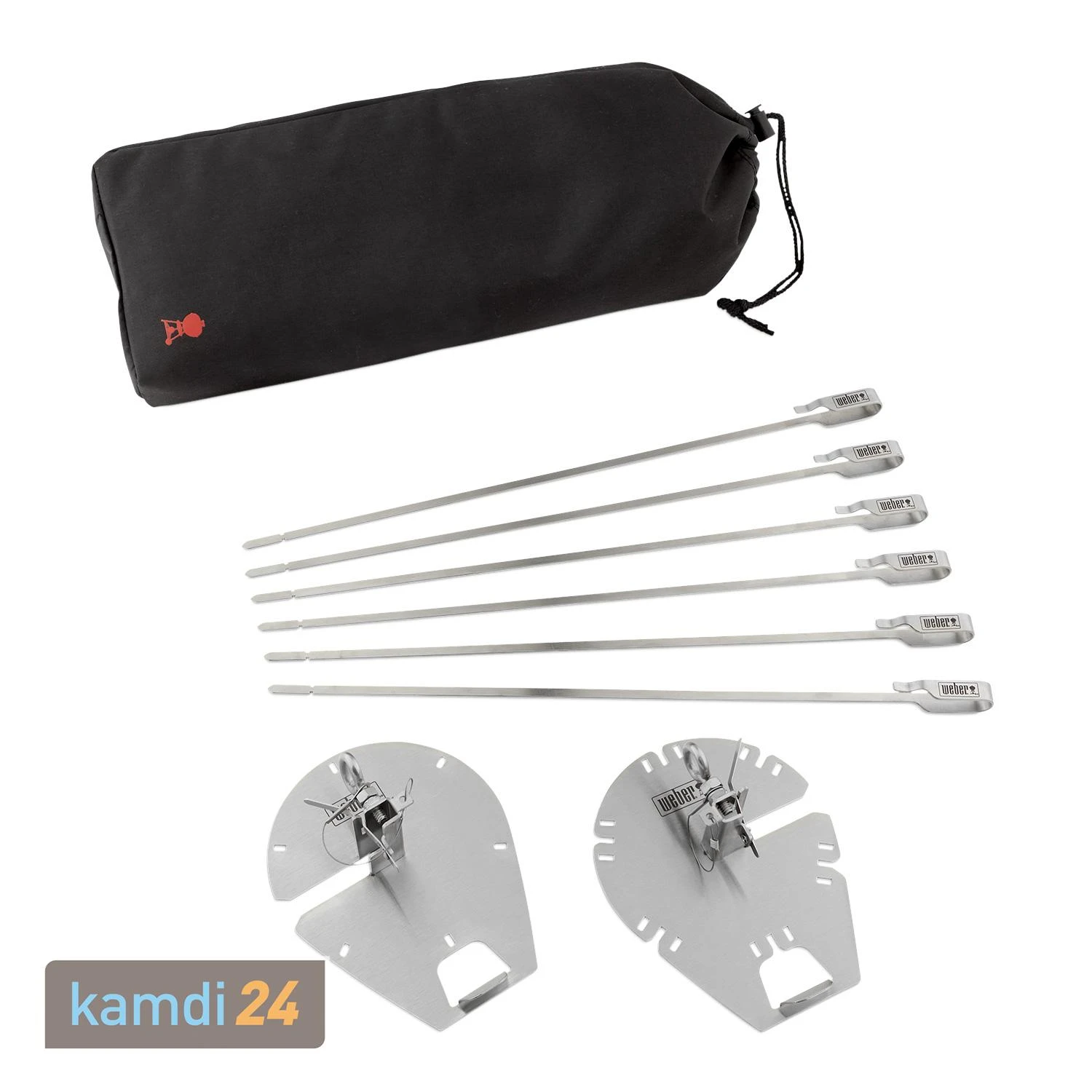 Weber CRAFTED Spieße-Set Für Drehspieße 4 Weber CRAFTED Spieße-Set Für Drehspieße – Bild 2