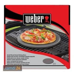 Weber Glasierter Pizzastein Aus Cordierit Ø 26 Cm -Küche Grill Laden weber glasierter pizzastein aus cordierit 26 cm 25866 m 1