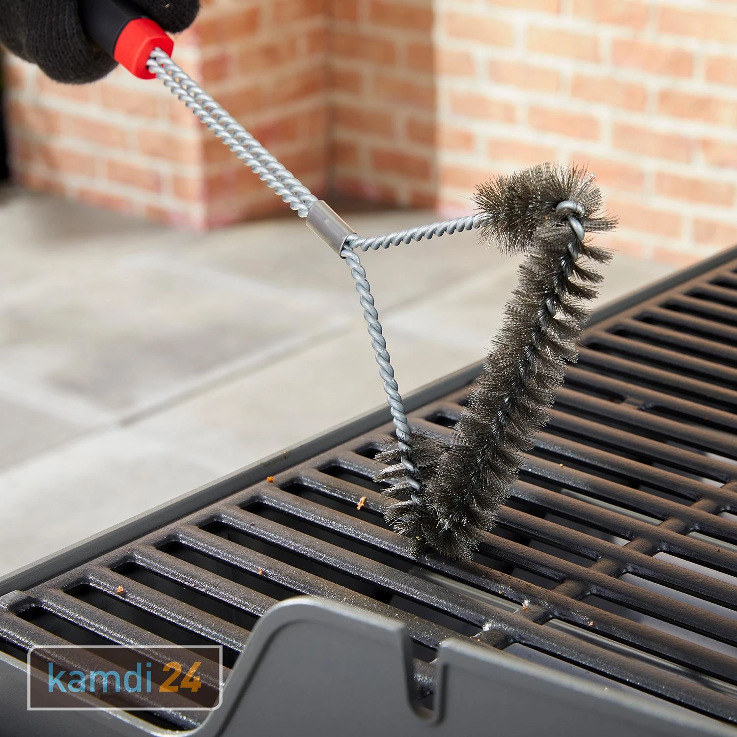 Weber Grillbürste Dreiseitig 46 Cm 4 Weber Grillbürste Dreiseitig 46 Cm – Bild 2