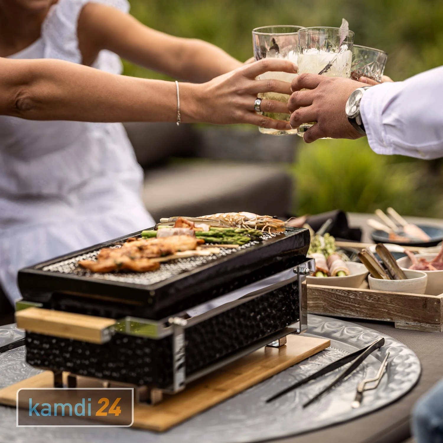 Yakiniku Grillpinzette Gerade Für Kamado Und Shichirin Grill 6 Yakiniku Grillpinzette Gerade Für Kamado Und Shichirin Grill – Bild 4