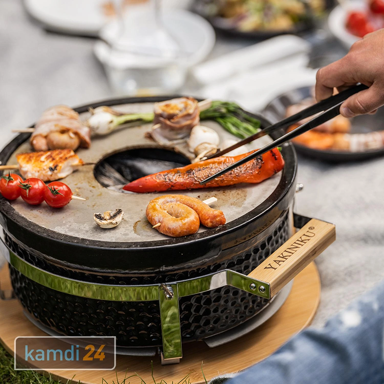 Yakiniku Grillpinzette Gerade Für Kamado Und Shichirin Grill 7 Yakiniku Grillpinzette Gerade Für Kamado Und Shichirin Grill – Bild 5