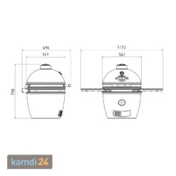 Yakiniku Keramik Grill Kamado L 19" Inkl. Pro-Set 24 Yakiniku Keramik Grill Kamado L 19" Inkl. Pro-Set -Küche Grill Laden yakiniku keramik grill kamado l 19 inkl pro set 25674 m 11