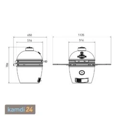 Yakiniku Keramik Grill Kamado M 16" -Küche Grill Laden yakiniku keramik grill kamado m 16 20387 m 11