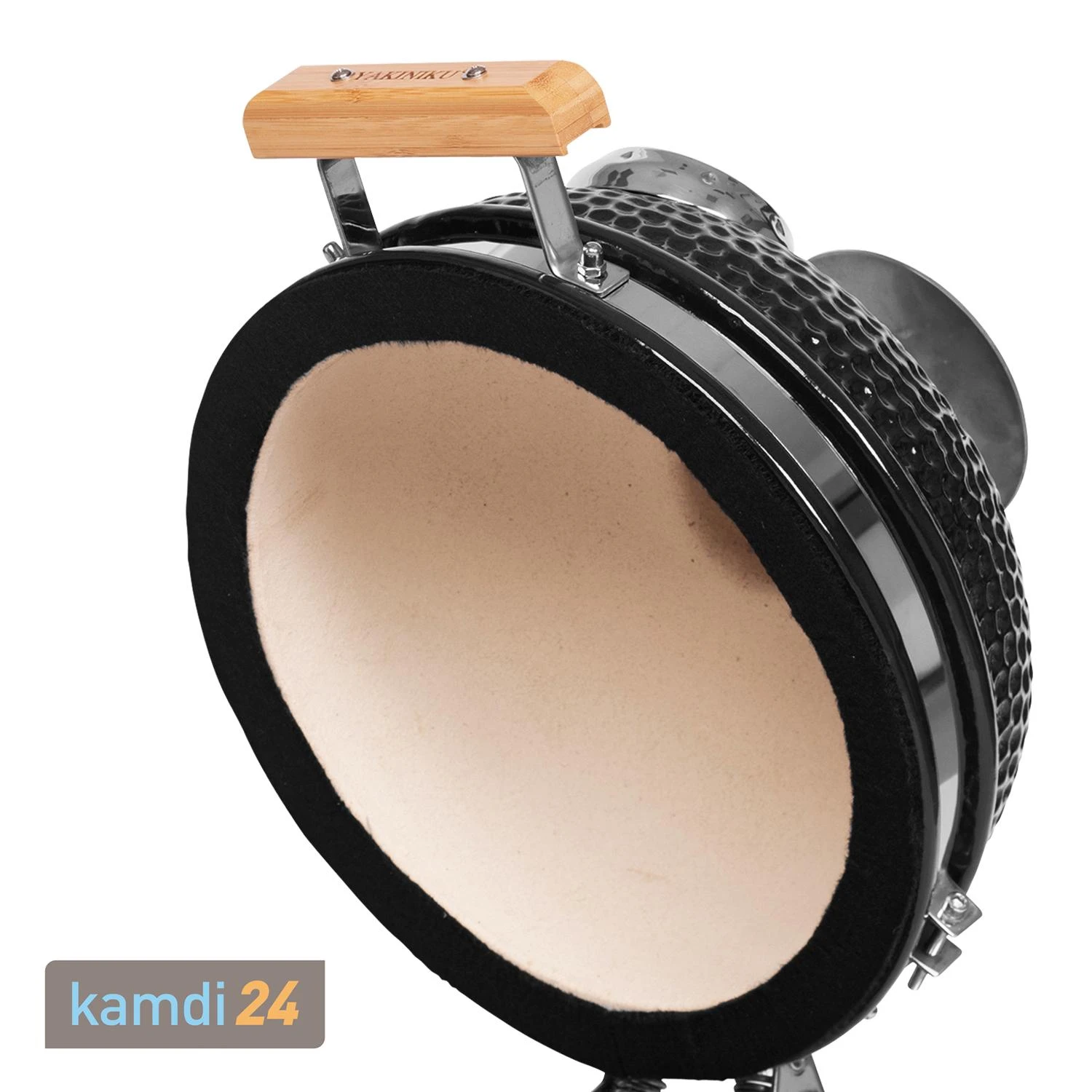 Yakiniku Keramik Grill Kamado Mini 11" Inkl. Tragegestell 7 Yakiniku Keramik Grill Kamado Mini 11" Inkl. Tragegestell – Bild 5