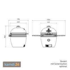 Yakiniku Keramik Grill Kamado XL 22" -Küche Grill Laden yakiniku keramik grill kamado xl 22 20383 m 11